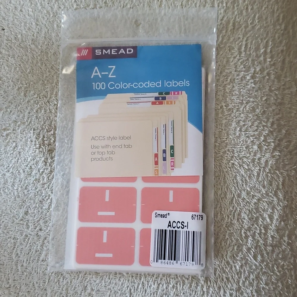 New Smead Color Labels 